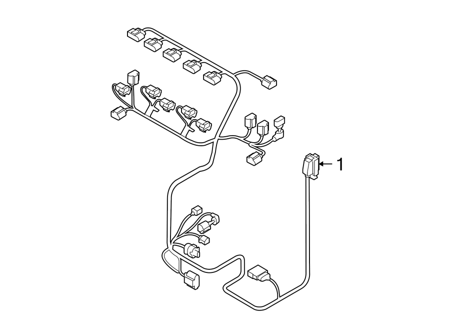 2013 Volkswagen Passat Engine harness. Engine Wiring Harness. 2.5 LITER. Wiring harness used for